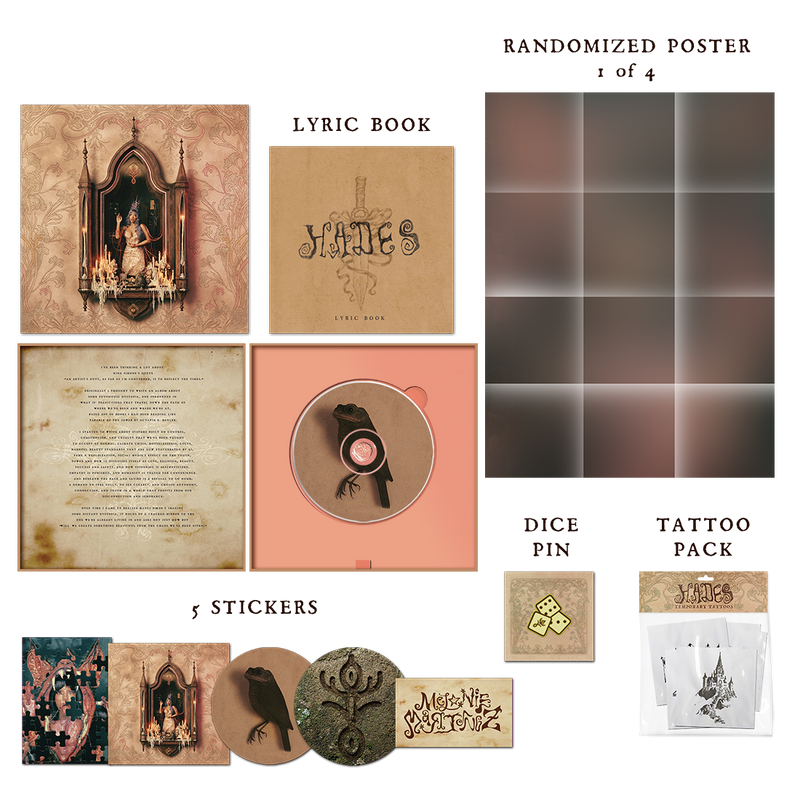 Dice Enamel Pin + CD Box Set | Melanie Martinez