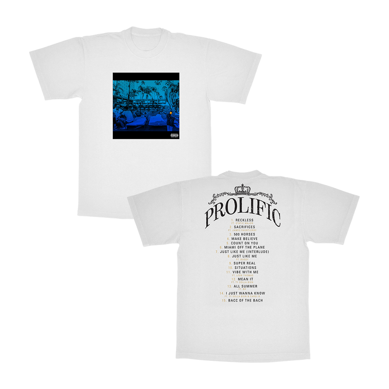Nipsey Hussle Prolific Album Tee - White | Nipsey Hussle & Bino Rideaux