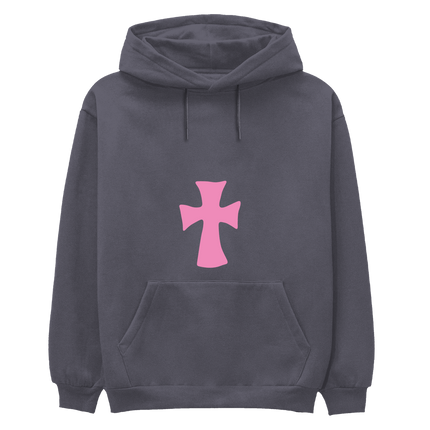 LIl Uzi Vert Pink Cross Hoodie