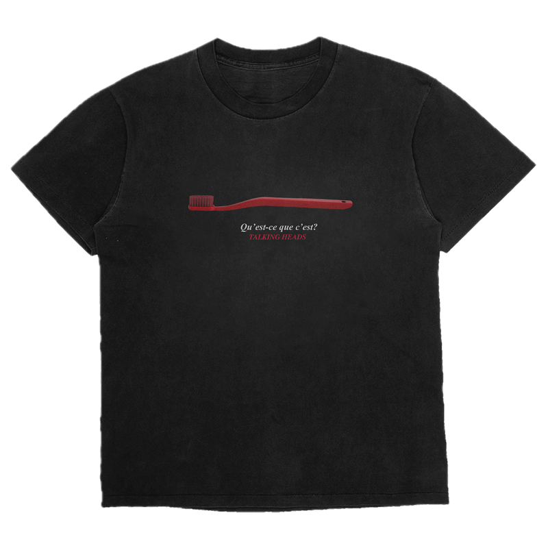 Qu-est-ce que c'est Toothbrush T-Shirt | Talking Heads