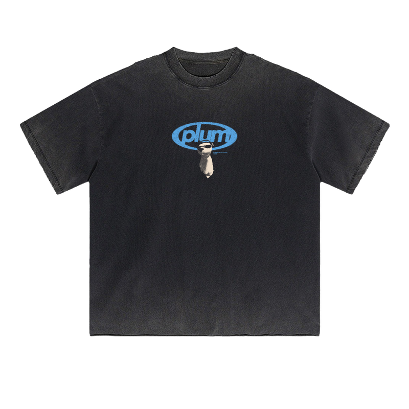 plum black distressed tee | Josh Conway