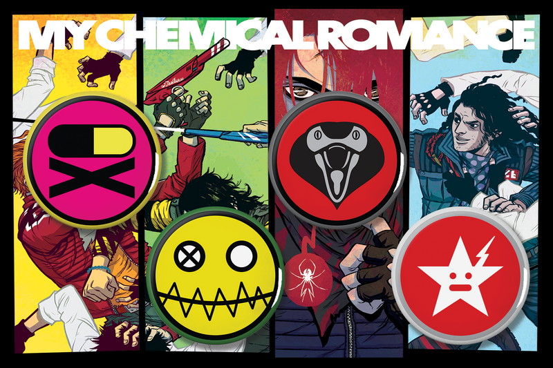 Killjoys Button Pack | My Chemical Romance