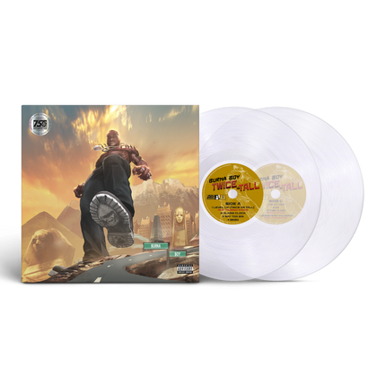 Burna BOy Twice as Tall 2LP Clear Vinyl
