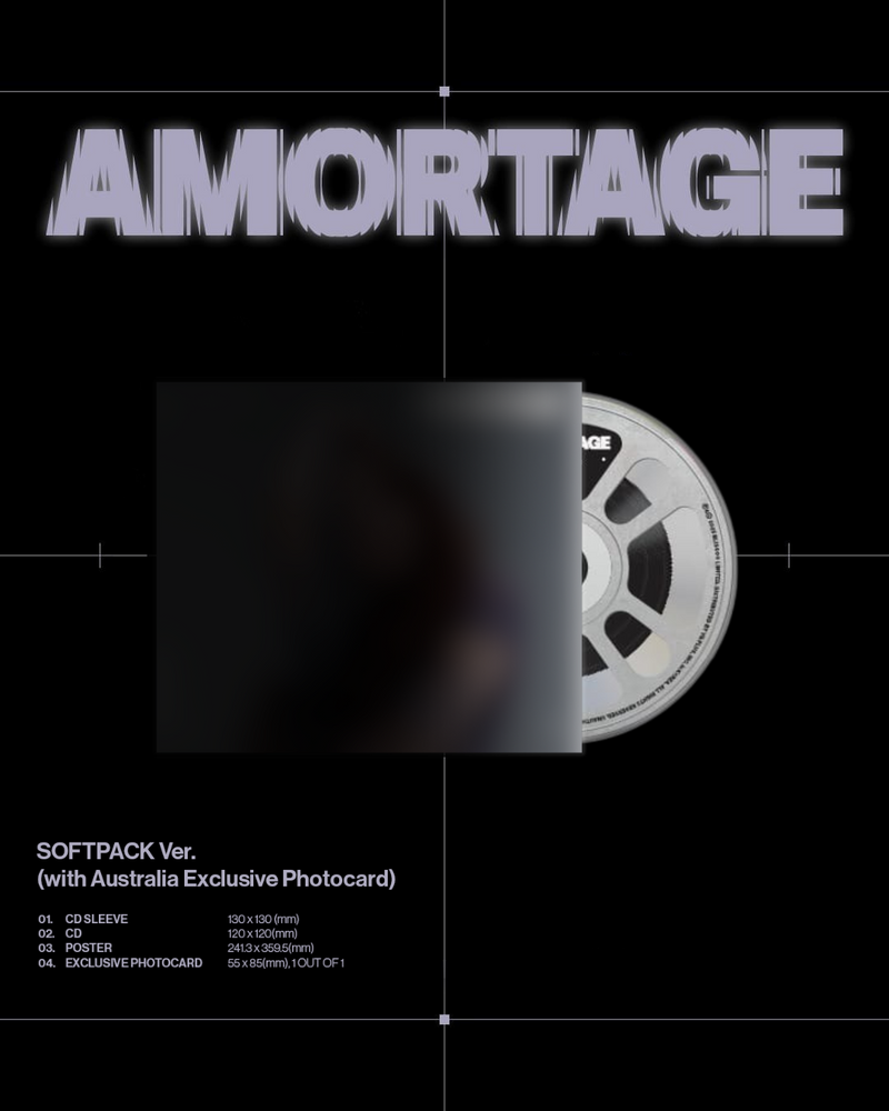 AMORTAGE - Photo softpack CD (with Australia Exclusive Photocard)