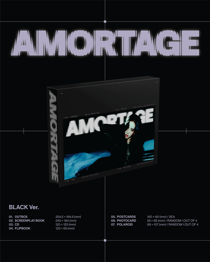AMORTAGE (BLACK ver.) | JISOO