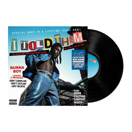 Burna Boy I Told Them... Vinyl