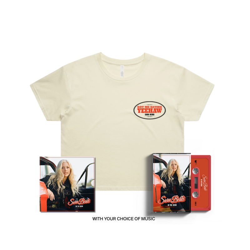 'In The Neon' Crop Tee & Album Bundle | Sara Berki