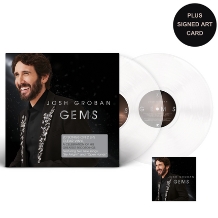 Gems Vinyl LP + SIGNED ART CARD | Josh Groban