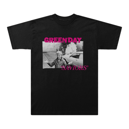 SAVIORS Album Cover T-Shirt | Green Day