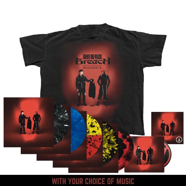 BREACH T-SHIRT WITH CHOICE OF MUSIC | Twenty One Pilots