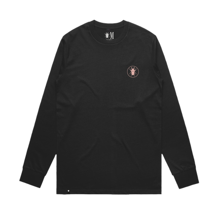 Golden Features Black Stag Beetle Long Sleeve