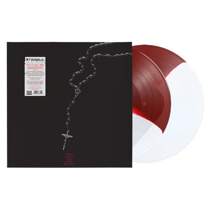 Three Cheers for Sweet Revenge (Deluxe Edition) Red & Clear Split Vinyl 2LP | My Chemical Romance