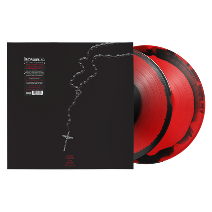 Three Cheers for Sweet Revenge (Deluxe Edition) Red & Black Corona Vinyl 2LP | My Chemical Romance