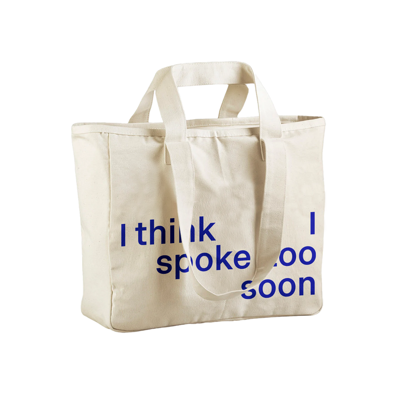 'I think I spoke too soon' Shopper Bag | Rachel Chinouriri