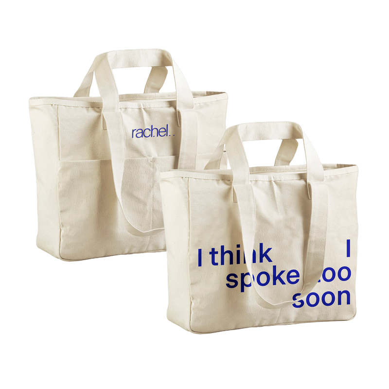 'I think I spoke too soon' Shopper Bag | Rachel Chinouriri