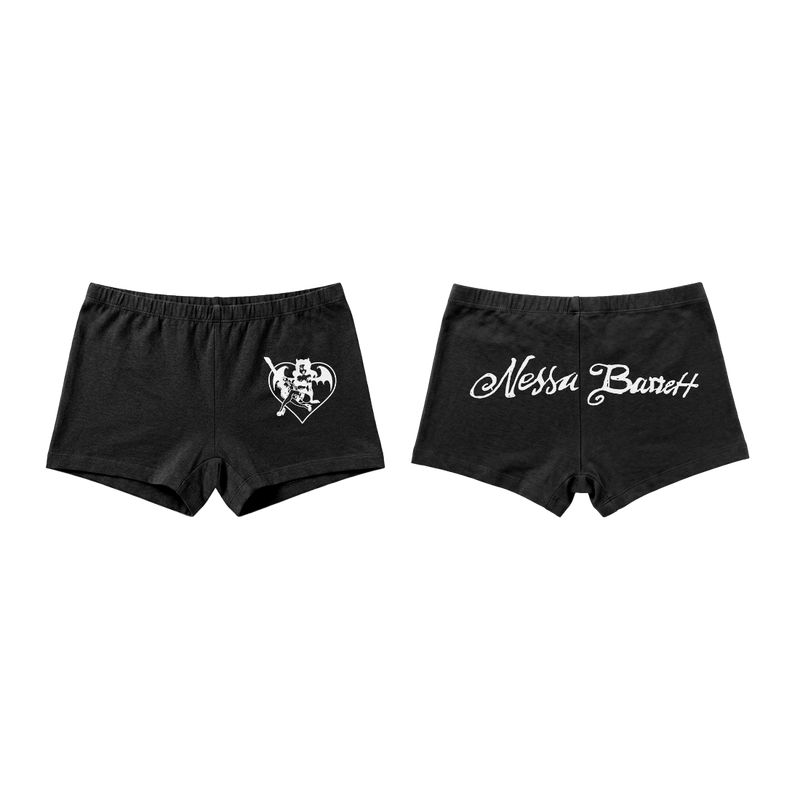 Tough Love Black Shorts | Nessa Barrett