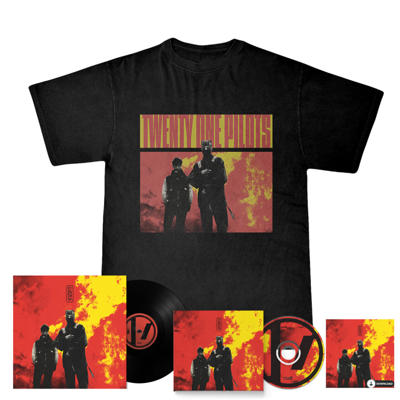 CLANCY TOPLINE ALBUM COVER T-SHIRT + CHOICE OF MUSIC
