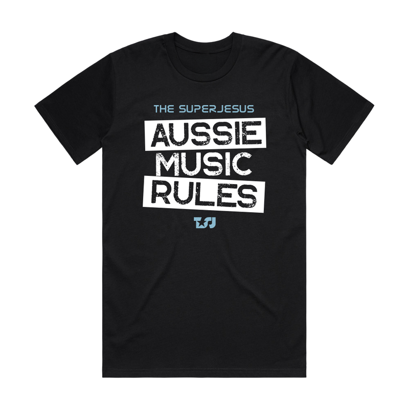 Aussie Music Rules T-Shirt | The Superjesus