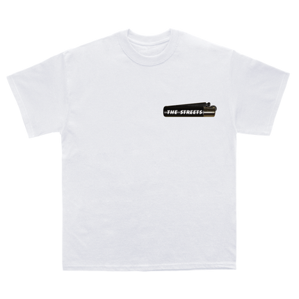 Lighter Pocket Print White T-Shirt
