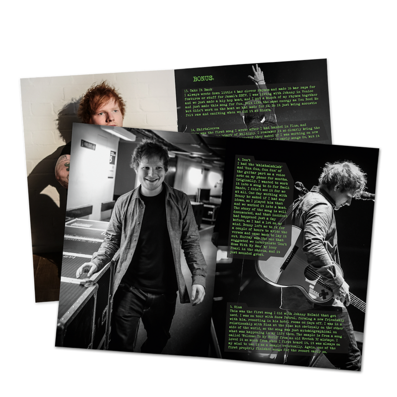 x (10th Anniversary Edition) Deluxe CD Zine | Ed Sheeran