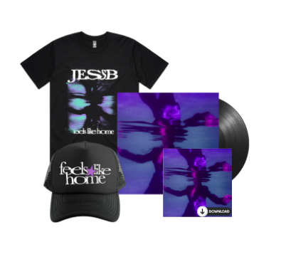Feels Like Home T-Shirt + Hat + Your Choice Of Music | JessB