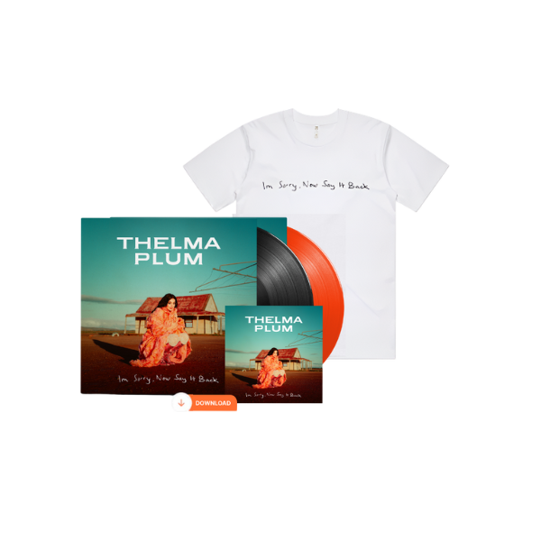 I'm Sorry, Now Say It Back White T-Shirt with Choice Of Music | Thelma Plum 