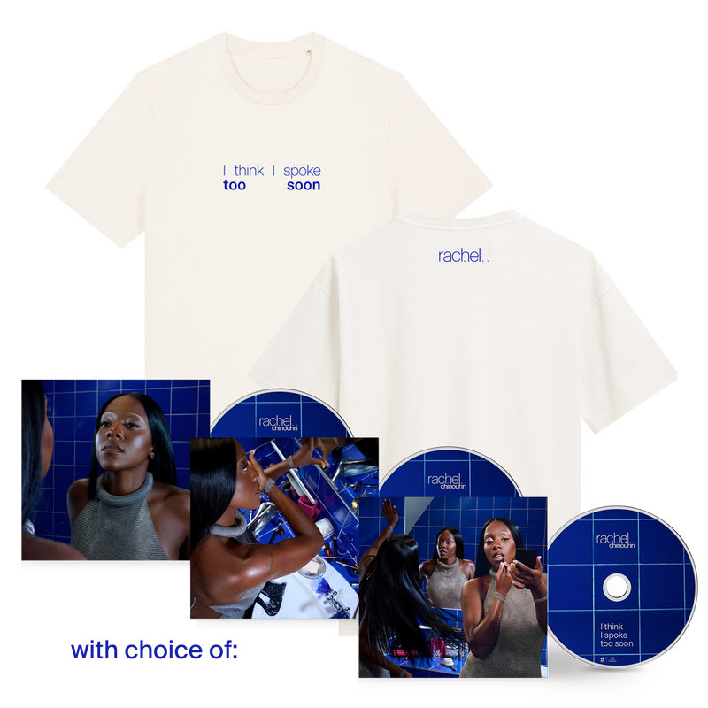 ‘I think I spoke too soon’ CD & T-Shirt Bundle | Rachel Chinouriri