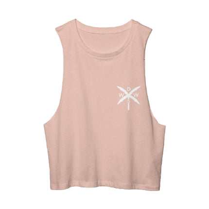 Palm Cross Tank Top (Girls)