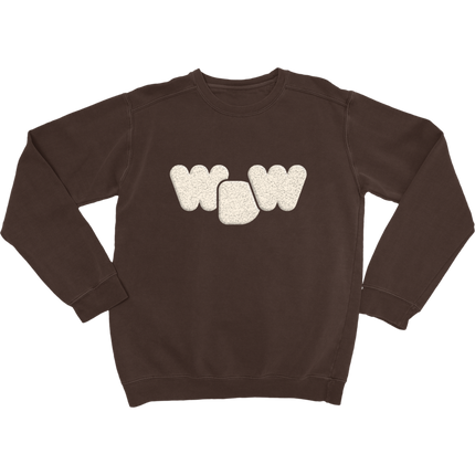 WDW Crewneck Dark Brown Limited Quantity