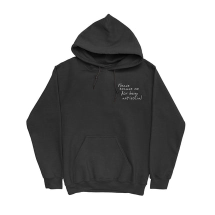 Please Excuse Me Hoodie (Black)