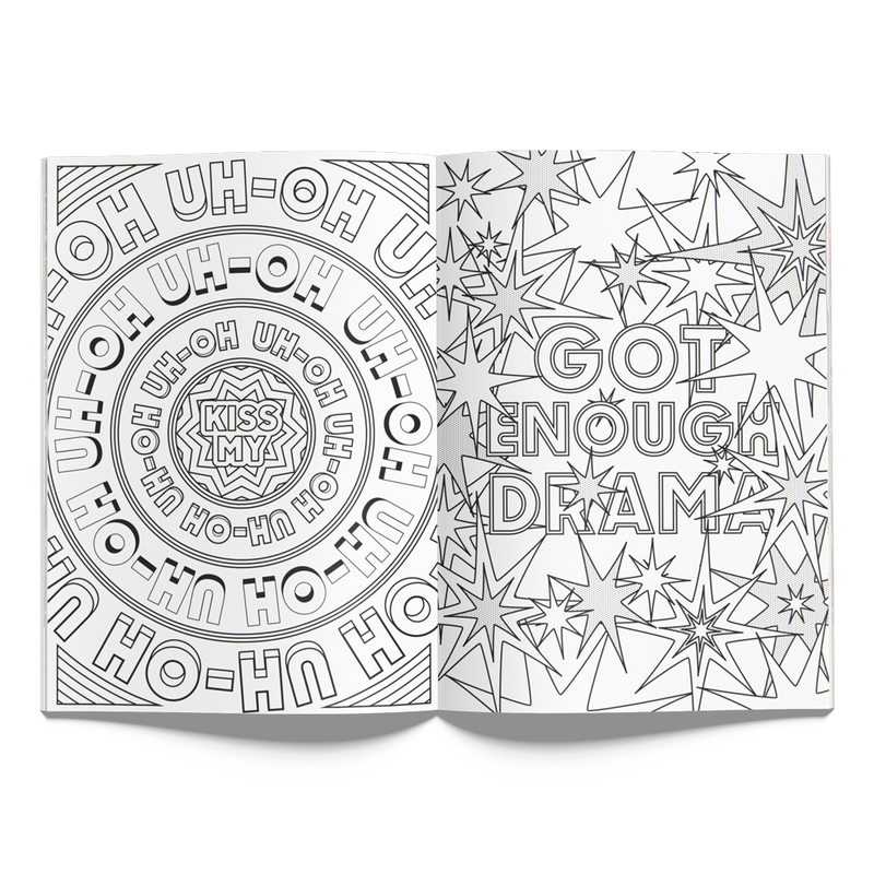 Getting Through It Colouring Book
