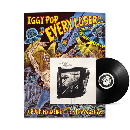 Iggy Pop EVERY LOSER Black Vinyl with Fan Zine