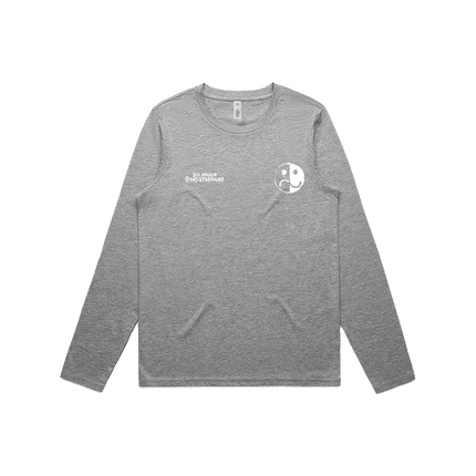 Smile/Frown Logo Grey Long Sleeve