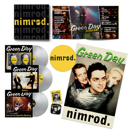 Green Day Nimrod XXV Limited Silver Vinyl 5LP