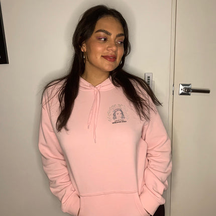 Pretty in Pink Homecoming Llama hoodie