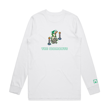 Fix Yourself, Not The World Yoga Skeleton White Longsleeve T-shirt
